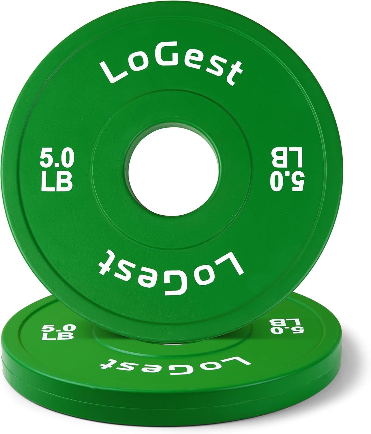 Pair Olympic Plates - Barbell Weights Set of 2 Weight Plates for Olympic Bars Perfect for Strength Training Plates Exercise Balance Increase Available in 0.50LB 1.25LB 2.5LB 5LB 7.5LB 10LB Weight Plate